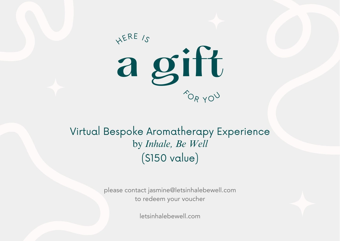 Inhale, Be Well Virtual Bespoke Experience